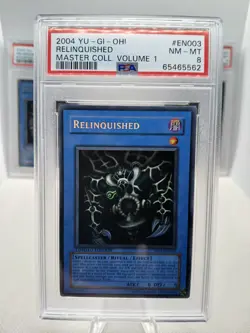 YUGIOH PSA SLAB LOT X3 RELINQUISHED MASTER STARTER DECK 1ST EDITION KONAMI - Image 2