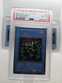 YUGIOH PSA SLAB LOT X3 RELINQUISHED MASTER STARTER DECK 1ST EDITION KONAMI - Image 4