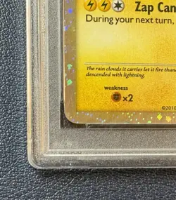 2010 Pokemon Heartgold & Soulsilver Raikou Holo HGSS19 Black Star Promo PSA 8 - Image 3
