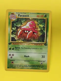 Pokemon Card - Jungle 41/64 - PARASECT (uncommon) **1st Edition** - NM - Image 1