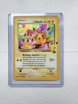 Pokemon ______'s Pikachu Promo 24/53 Wotc Promo Basic 50 HP Holo 1998 Card - Image 1