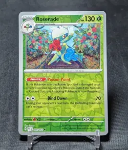 Roserade Uncommon Reverse Holo Grass Temporal Forces Pokemon Card 009/162 - Image 1