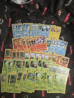 Mcdonalds Pokemon Card Lot of 89 67 Non Holo 22 Holo 25th Anniversary W Deck Box - Image 1