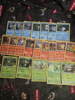 Mcdonalds Pokemon Card Lot of 89 67 Non Holo 22 Holo 25th Anniversary W Deck Box - Image 2
