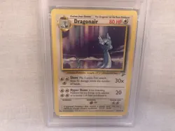 PSA 6 WOTC 2000 Base Set 2 Dragonair 22/130 Non Holo Rare Card EX-MT - Image 2