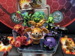 Spin Master Bakugan Brawlers Figures Cards Playmat Tin - Image 2