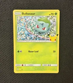 Pokemon TCG Bulbasaur 1/25 Holo 25th Anniversary McDonald’s Promo NM - Image 1