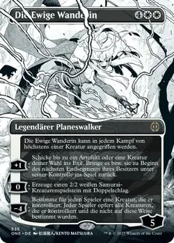 MTG Magic the Gathering Die Ewige Wanderin (V.1) Planeswalker 0335 rare - Image 1