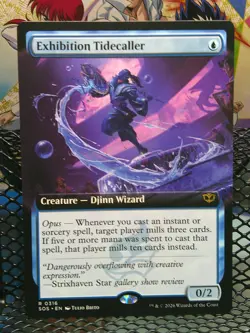 Exhibition Tidecaller - 316 - MTG: Secrets of Strixhaven - Extended - NM Regular - Image 1