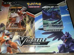 Pokemon TCG: V Battle Deck Lycanroc VS Corviknight Double Deck Bundle SEALED 820650809576 - Image 5
