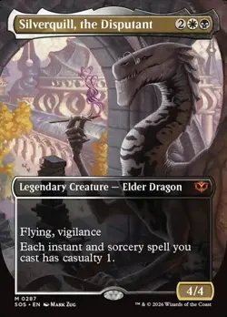 Silverquill, the Disputant - Extended Art SOS NM MTG - Image 1