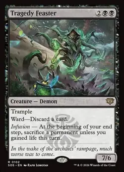 Tragedy Feaster - Foil SOS NM MTG - Image 1
