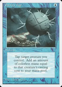 4th Edition Energy Tap MTG Magic the Gathering NM - Image 1