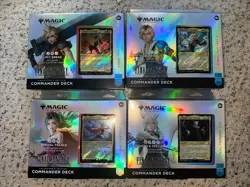 Magic The Gathering Final Fantasy Collector’s Edition Commander Deck Bundle NEW - Image 1
