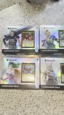 Magic The Gathering Final Fantasy Collector’s Edition Commander Deck Bundle NEW - Image 2