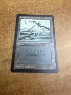 MTG Beta Edition 1993 Vintage Magic! NM Swamp - Image 1