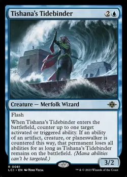 MTG Tishana's Tidebinder - Foil, The Lost Caverns of Ixalan, Lightly Played, Eng - Image 1
