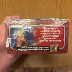 1999 MTG Mercadian Masques Sealed Booster Box 36 Packs WotC Vintage - Image 5