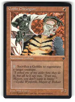 Goblin Chirurgeon (Foglio) Common Fallen Empires Magic: The Gathering Near Mint - Image 1