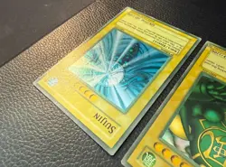 YUGIOH SANGA SUIJIN KAZEJIN SUPER FADED 1ST EDITION MRD-025-026-027 INK ERROR NM - Image 5