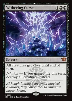 Withering Curse - Foil SOS NM MTG - Image 1