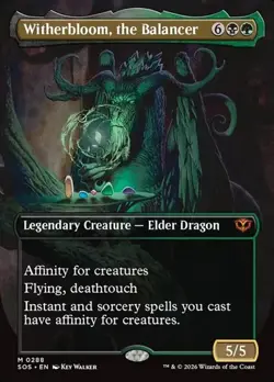 Witherbloom, the Balancer - Extended Art SOS NM MTG - Image 1