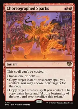 Choreographed Sparks - Foil SOS NM MTG - Image 1