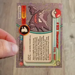 Rainbow Holofoil Gengar, Haunter & Gastly Topps Series 2 Pokemon Card Trio - Image 5