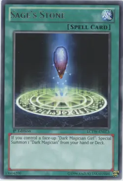 Yugioh Sage's Stone LCYW-EN073 Rare 1st Edition LP - Image 1