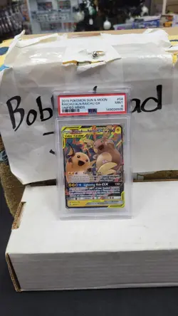 2019 RAICHU & ALOLAN RAICHU GX TAG TEAM UNIFIED MINDS POKEMON PSA 9 MINT #54 - Image 1