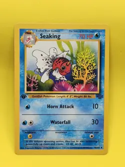 Seaking 1st Edition Jungle 46/64 Uncommon WOTC Vintage Pokemon NM - Image 1