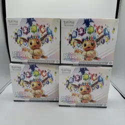 LOT OF 4 Pokemon Prismatic Evolutions Elite Trainer Boxes New Sealed - Image 1