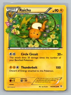 Raichu RC9/RC32 Common Generations Pokemon Near Mint - Image 1