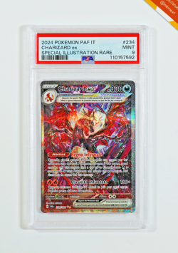 Pokemon PSA 9 Charizard Ex #234 Alternative Art Destino Di Paldea 2024 Italiano - Image 1