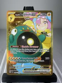 Pokemon TCG Iono's Bellibolt ex 188/159 Hyper Rare SV09: Journey Together NM - Image 1