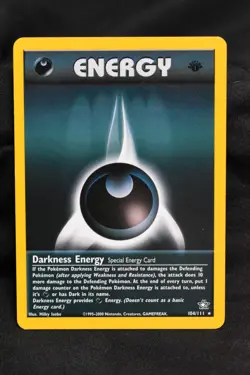 Darkness Energy 1st Edition 104/111 NM Neo Genesis Regular Pokemon TCG Near Mint - Image 1