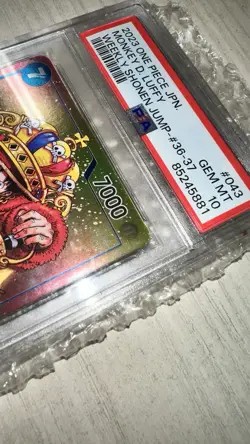 PSA 10 One Piece Jump Promo Monkey D Luffy P-043 Japanese Card Gem Mint Trading - Image 4
