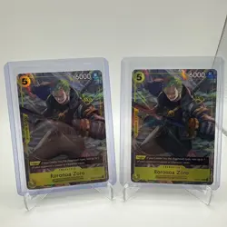 2x Namco Roronoa Zoro OP07-113 One Piece Promotion Foil Uncommon 6000 - Image 1
