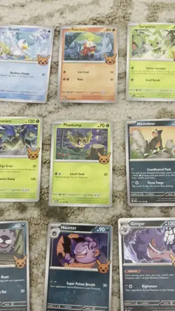 Pokemon TCG Trick or Trade Halloween 2024 BOOster Bundle Full 30 Card Set + Pack - Image 2