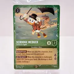 Disney Lorcana Promo Cards Scrooge McDuck S.H.U.S.H. Agent 36/P3 NM - Image 1