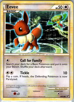 Eevee 48/90 Non Holo Undaunted - Pokemon Card - NM - Image 1