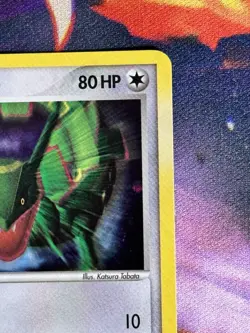 Pokemon TCG Rayquaza Pop Series 1 Holo Rare Card 3/17 - Image 4