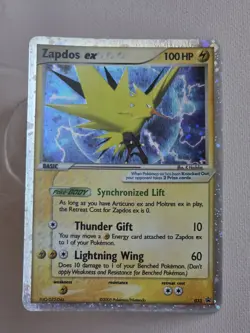 Zapdos ex Black Star Promo Holo 033 2005 LP Window Tin Pokemon Card - Image 2