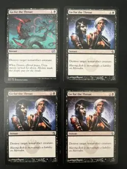 MTG- Go for the Throat x4 - Image 1