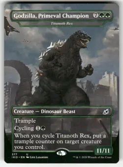Godzilla, Primeval Champion Titanoth Rex 377 Ikoria: Lair of Behemoths LP MTG - Image 1