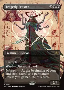 Tragedy Feaster - Extended Art SOS NM MTG - Image 1