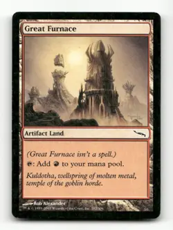 Great Furnace Mirrodin #282 Magic the Gathering - Image 1