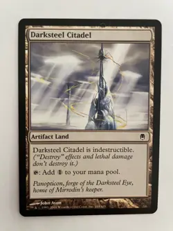 Magic The Gathering Darksteel Citadel Artifact Land MTG Indestructible NM - Image 1
