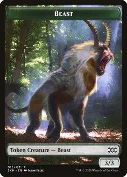 Beast (13) – Double Masters Tokens T2XM – MTG Magic the Gathering - Image 1