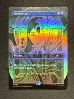 Aetherize - Foil - NM - Peach Momoko Secret Lair MtG - Image 1